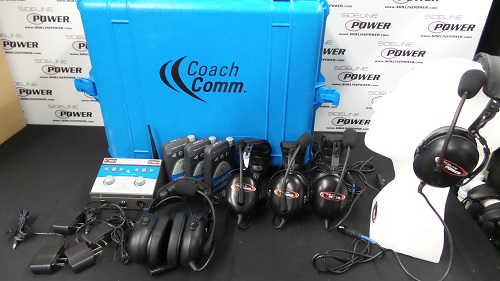 CoachComm Connex Headsets - 2 up 3 down setup (G) | Sideline Power