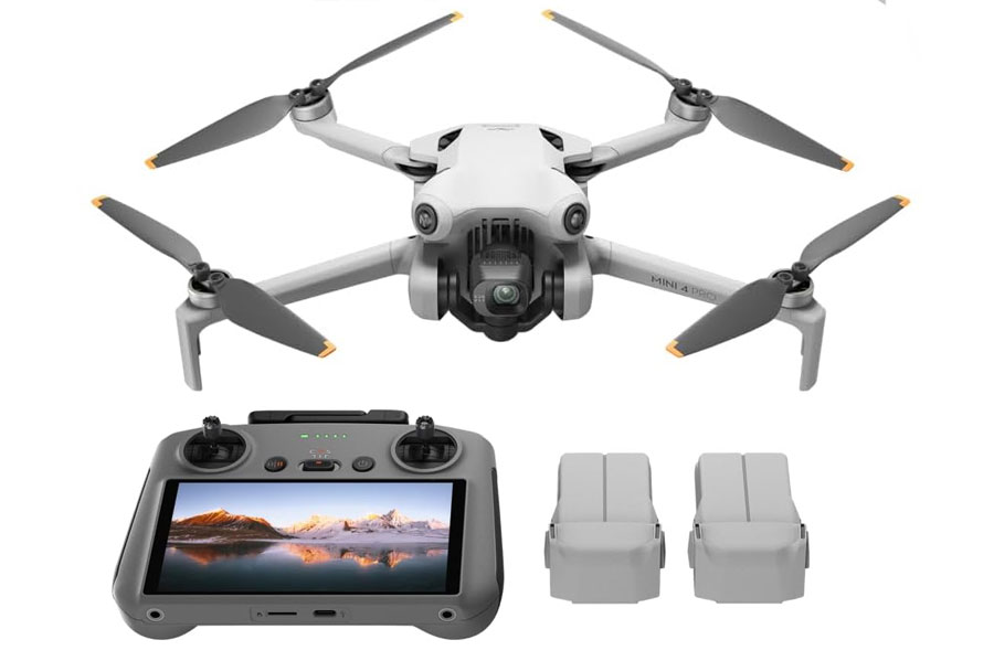  DJI Mini 4 Pro Drone Fly More Combo Plus Bundle with