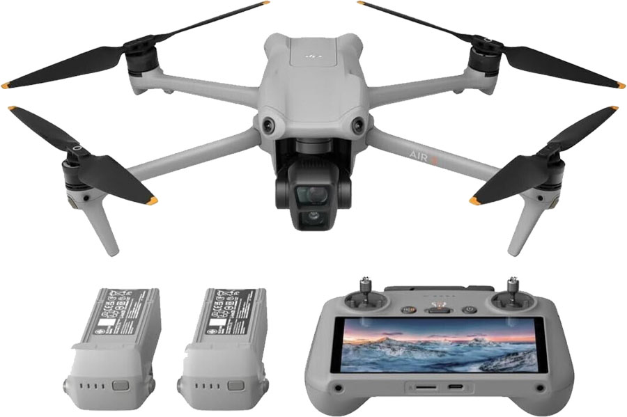 DJI AIR 2S with RC Pro Smart Controller Sports Kit (HDMI out - replay  ready)
